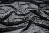 Melody Gathered Stretch Mesh Fabric - Polyester Spandex Fabric, Gathered Mesh, 58/60" Width (1 Yard)