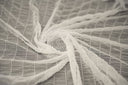 Melody Gathered Stretch Mesh Fabric - Polyester Spandex Fabric, Gathered Mesh, 58/60" Width (1 Yard)