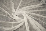 Melody Gathered Stretch Mesh Fabric - Polyester Spandex Fabric, Gathered Mesh, 58/60" Width (1 Yard)