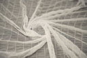 Melody Gathered Stretch Mesh Polyester Spandex Fabric - Gathered Mesh, 58/60" Width (1 Yard)