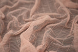 Melody Gathered Stretch Mesh Fabric - Polyester Spandex Fabric, Gathered Mesh, 58/60" Width (1 Yard)