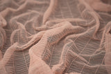 Melody Gathered Stretch Mesh Polyester Spandex Fabric - Gathered Mesh, 58/60" Width (1 Yard)