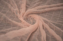 Melody Gathered Stretch Mesh Fabric - Polyester Spandex Fabric, Gathered Mesh, 58/60" Width (1 Yard)