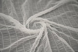 Melody Gathered Stretch Mesh Polyester Spandex Fabric - Gathered Mesh, 58/60" Width (1 Yard)