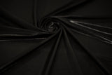 Foiled Spandex Black Metallic