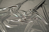 Foiled Spandex Black Metallic