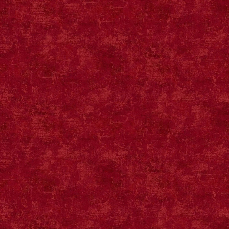 Canvas Flannel Cotton Fabric by the Yard in Red Merlot