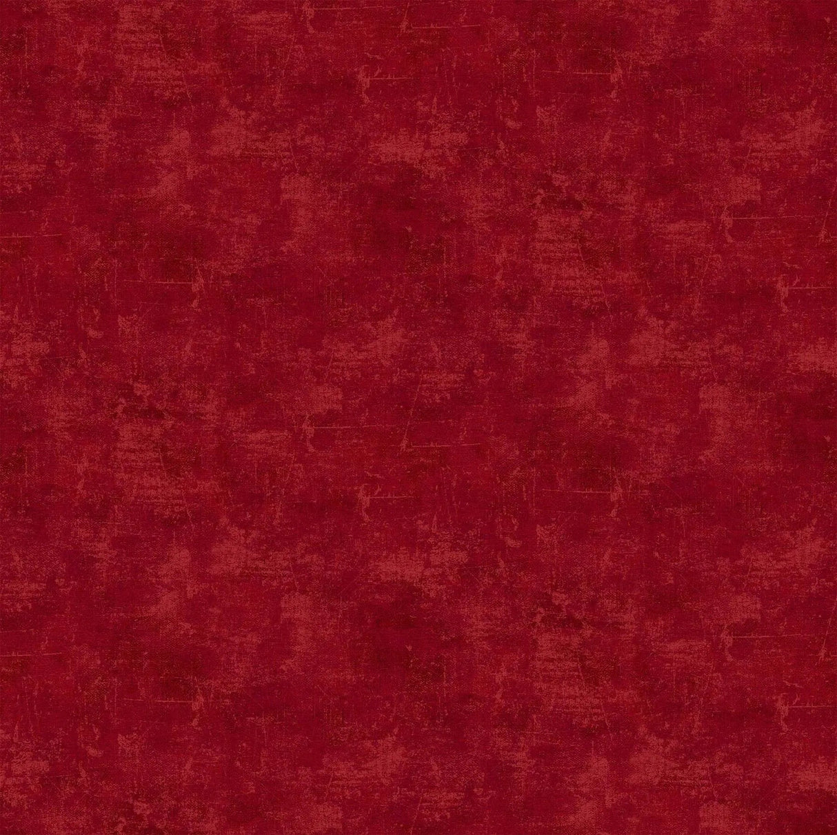 Canvas Flannel Cotton Fabric by the Yard in Red Merlot