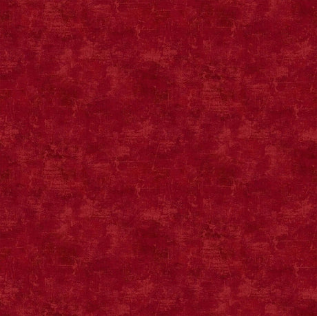 Canvas Flannel Cotton Fabric by the Yard in Red Merlot