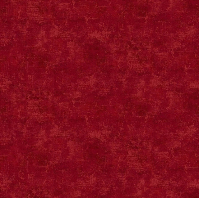 Canvas Flannel Cotton Fabric by the Yard in Red Merlot