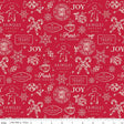 Quilting Cotton Merry Little Christmas Treats Red Riley Blake