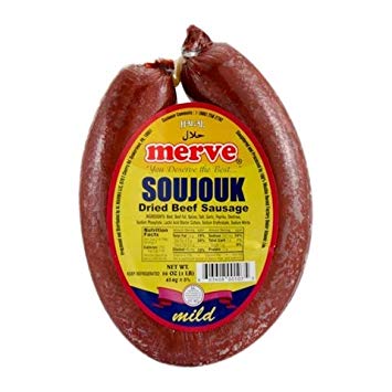 Merve Dried Beef Sausage 16 Oz