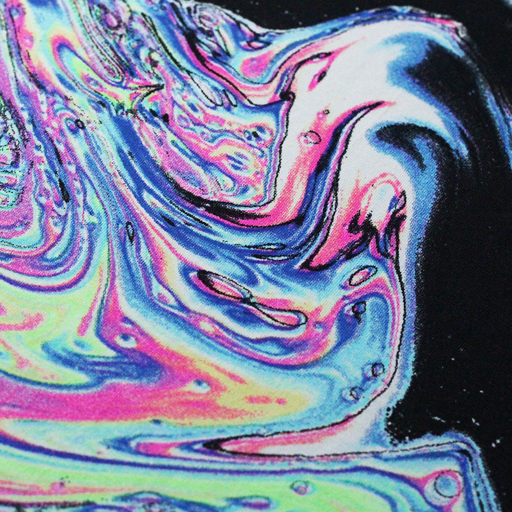Nucleus Nylon Spandex Fabric - Multicolor Abstract Print, 58/60" Width (1 Yard)