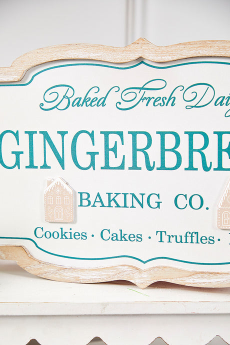 15" Gingerbread Baking Sign
