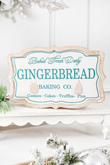 15" Gingerbread Baking Sign
