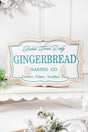 15" Gingerbread Baking Sign