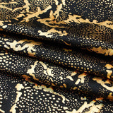 Hologram Spandex Metallic Reef Print