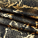 Metallic Reef Hologram Spandex Fabric - Black/Fuchsia, Black/Gold, Black/Silver, Black/Turq, Black/Black, Black/Multi, 56" Width, 4-Way Stretch (1 Yard)