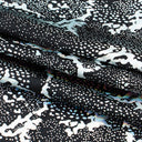 Hologram Spandex Metallic Reef Print