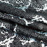Hologram Spandex Metallic Reef Print