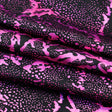 Metallic Reef Hologram Nylon Spandex Fabric - Black Multi, 56" Width, 4-Way Stretch (1 Yard)