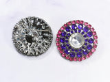 Rhinestone Connector Multi-Color Gemstone Slider