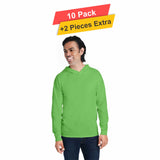 Polymesh Hoodie - 10 pack - 100% polyester