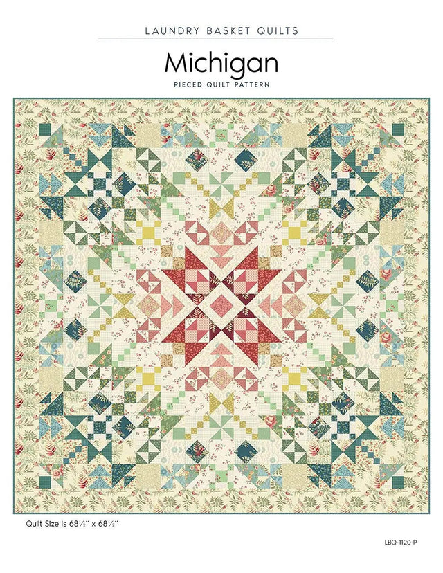 Quilt Pattern Michigan Original Pieced Quilt Pattern