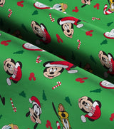 Quilting Cotton Mickey And Friends Holiday Icons Christmas Fabric