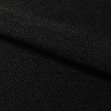 Micro Poly Polyester Fabric - White/Black, Solid, 58/60" Width (1 Yard)