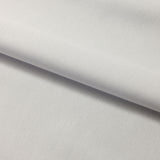 Micro Poly Polyester Fabric - White/Black, Solid, 58/60" Width (1 Yard)