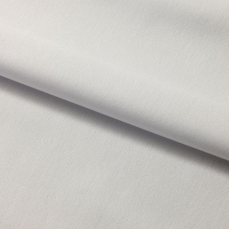 Micro Poly Polyester Fabric - White/Black, Solid, 58/60" Width (1 Yard)