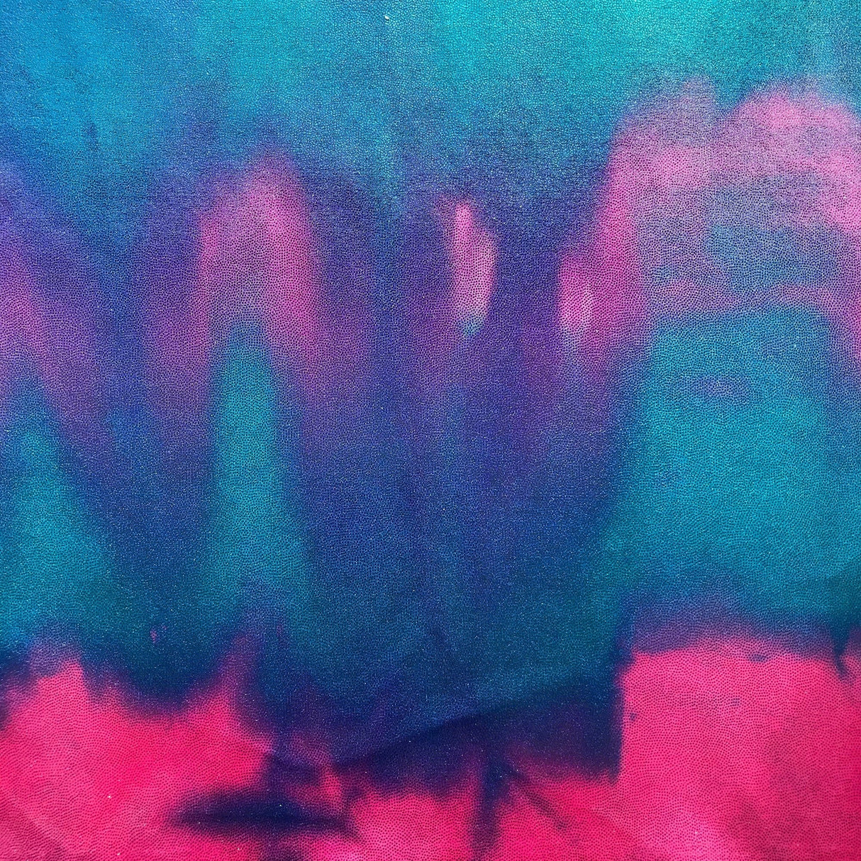 Midnight Blue Tie Dyed Foiled Nylon Spandex Fabric - Tie Dyed Foil, 58" Width, 2-Way Stretch (1 Yard)