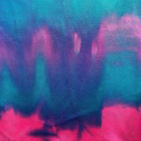 Midnight Blue Tie Dyed Foiled Nylon Spandex Fabric - Tie Dyed Foil, 58" Width, 2-Way Stretch (1 Yard)