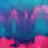 Midnight Blue Tie Dyed Foiled Nylon Spandex Fabric - Tie Dyed Foil, 58" Width, 2-Way Stretch (1 Yard)