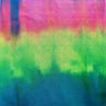 Midnight Blue Tie Dyed Foiled Nylon Spandex Fabric - Tie Dyed Foil, 58" Width (1 Yard)