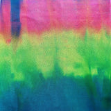 Foiled Spandex Tie-Dye Midnight Blue