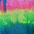 Midnight Blue Tie Dyed Foiled Nylon Spandex Fabric - Tie Dyed Foil, 58" Width, 2-Way Stretch (1 Yard)