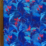 Swim Knit Nylon Spandex Midnight Tropical Print 4-Way Stretch UPF 50+