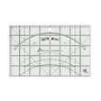 Mini Quick Curve Quilting Ruler 5in x 8in Clear