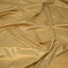 Mini Sparkle Foiled Spandex Fabric - Gold/Gold Holographic Dot Pattern, 58" Width (1 Yard)