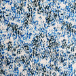 Swim Knit Nylon Spandex Mini Blue Molecular Print
