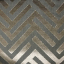 Cut Velvet Upholstery Fabric Marquee Geometric Pattern