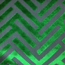 Cut Velvet Upholstery Fabric Marquee Geometric Pattern
