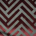 Cut Velvet Upholstery Fabric Marquee Geometric Pattern