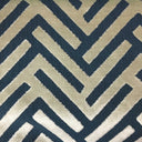Cut Velvet Upholstery Fabric Marquee Geometric Pattern