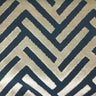 Cut Velvet Upholstery Fabric Marquee Geometric Pattern