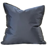 Soft Luxury Faux Mink Pillow Faux Fur Fabric - Black, 20" X 20" (1 Pillow)