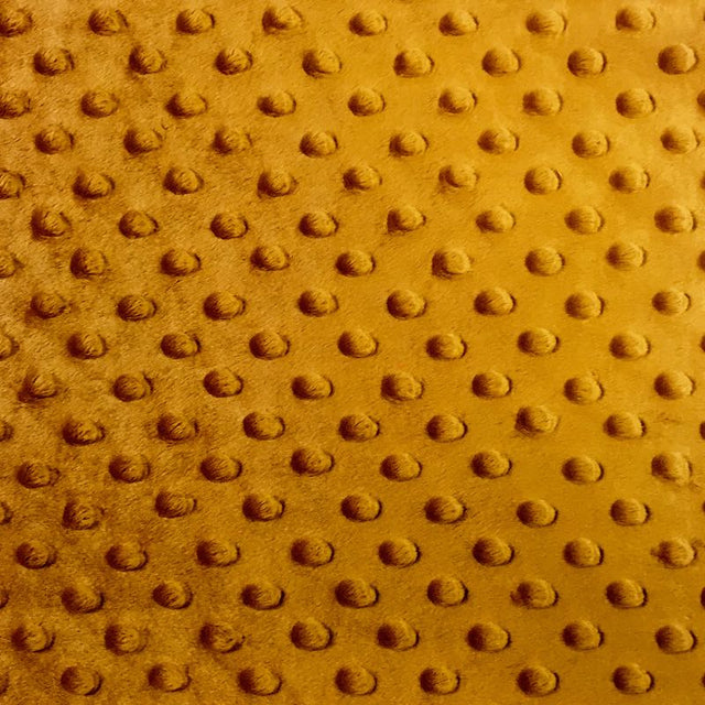 Copper Minky Dimple Dot Fabric,
