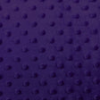 Dark Purple Minky Dimple Dot Fabric